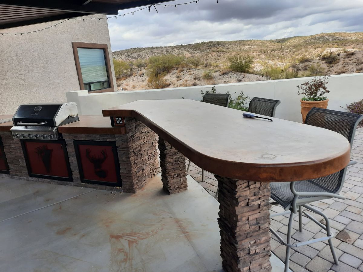 Wood Furniture Construction for S P Young Construction in Wickenburg, AZ