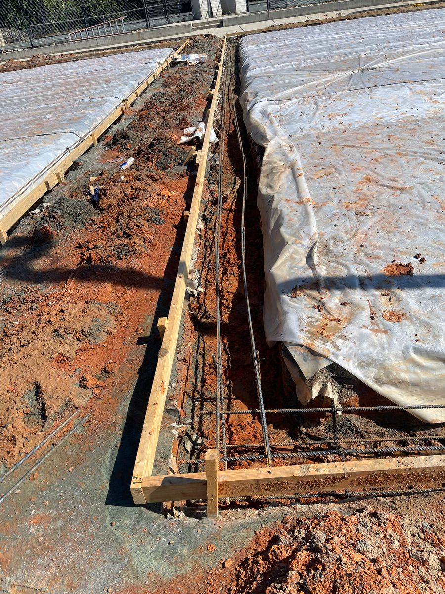Footings for Wenkel Concrete, LLC in Sherrills Ford, NC