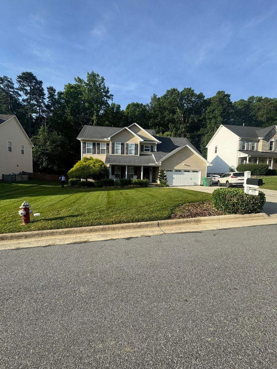 Mowing for Zotelo’s Lawncare LLC in Winston-Salem, NC
