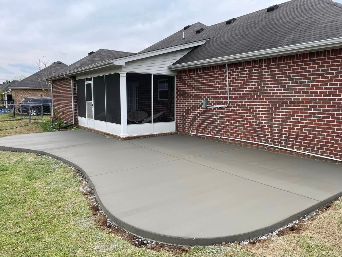Concrete Patios for Premier Concrete Scapes in Murfreesboro, TN
