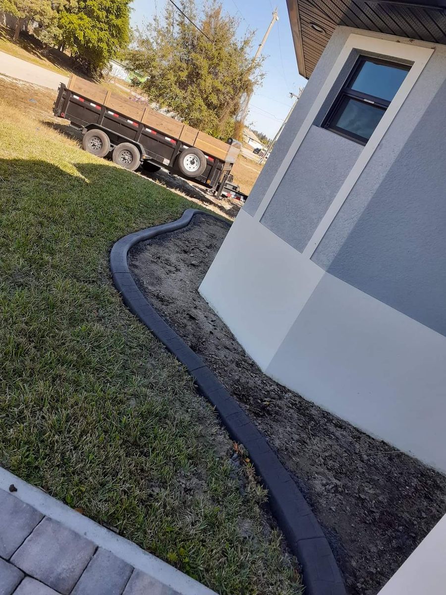 Concrete Curbing for Advanced Landscaping Solutions LLC in Fort Myers, FL