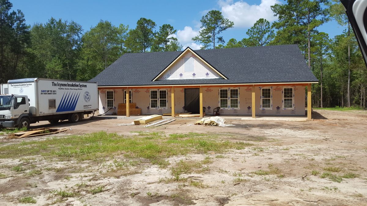 New Home Construction for The Great American Construction Co. in Tallahassee,  FL