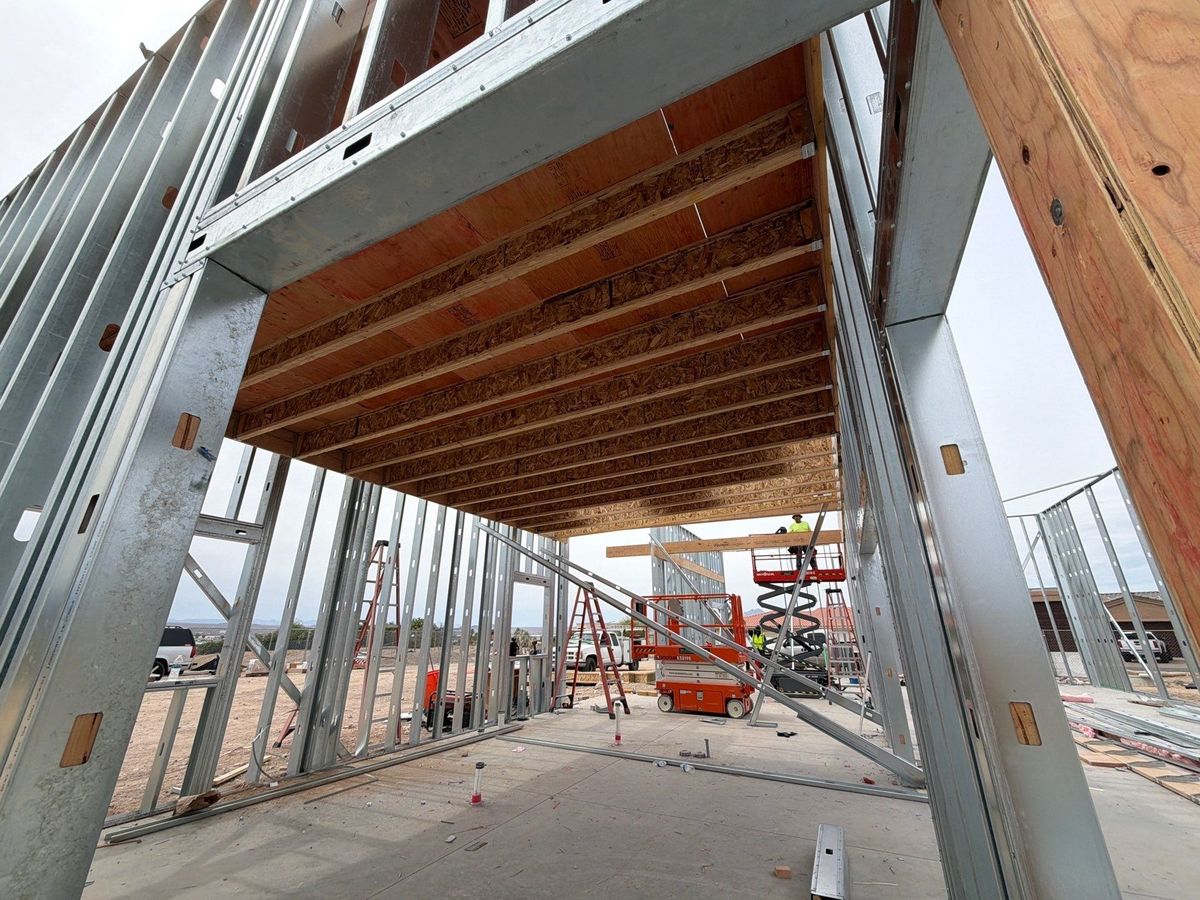 Framing for Ant Farm Construction in Kingman, AZ