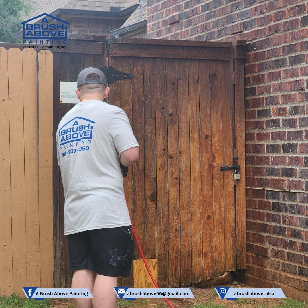 Staining for A Brush Above Painting  in Tulsa, OK