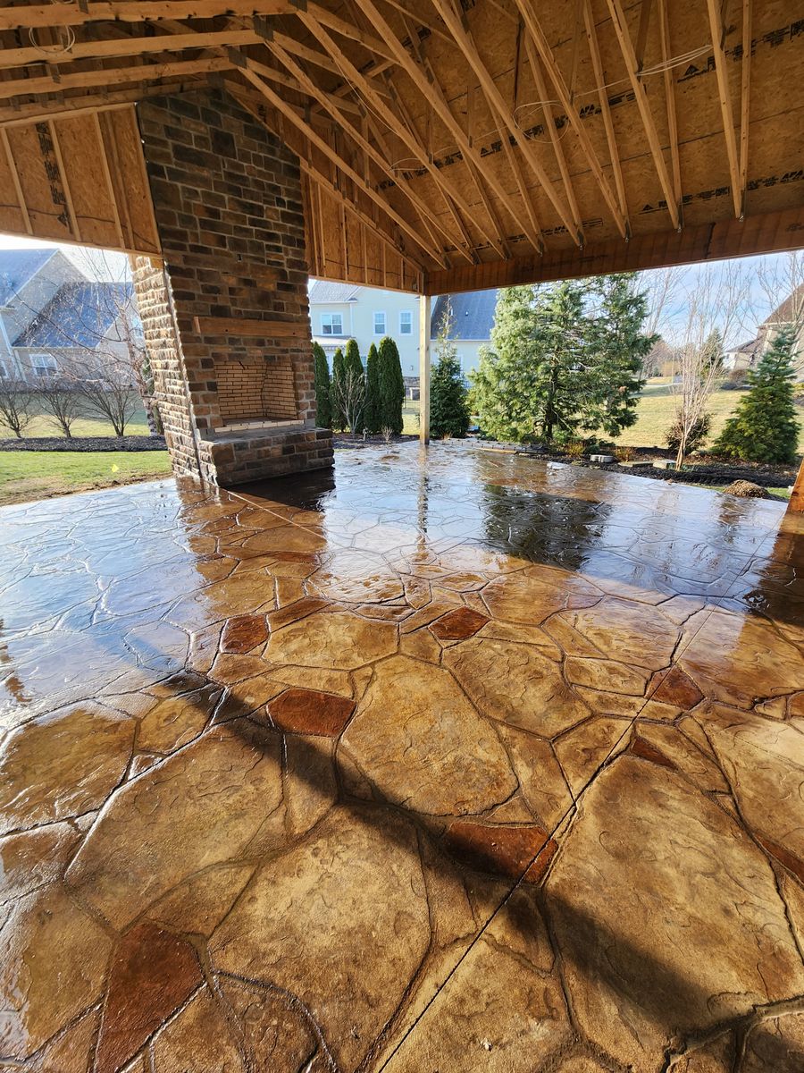 Patio Design & Installation for New Edge Concrete in Mount Vernon, OH