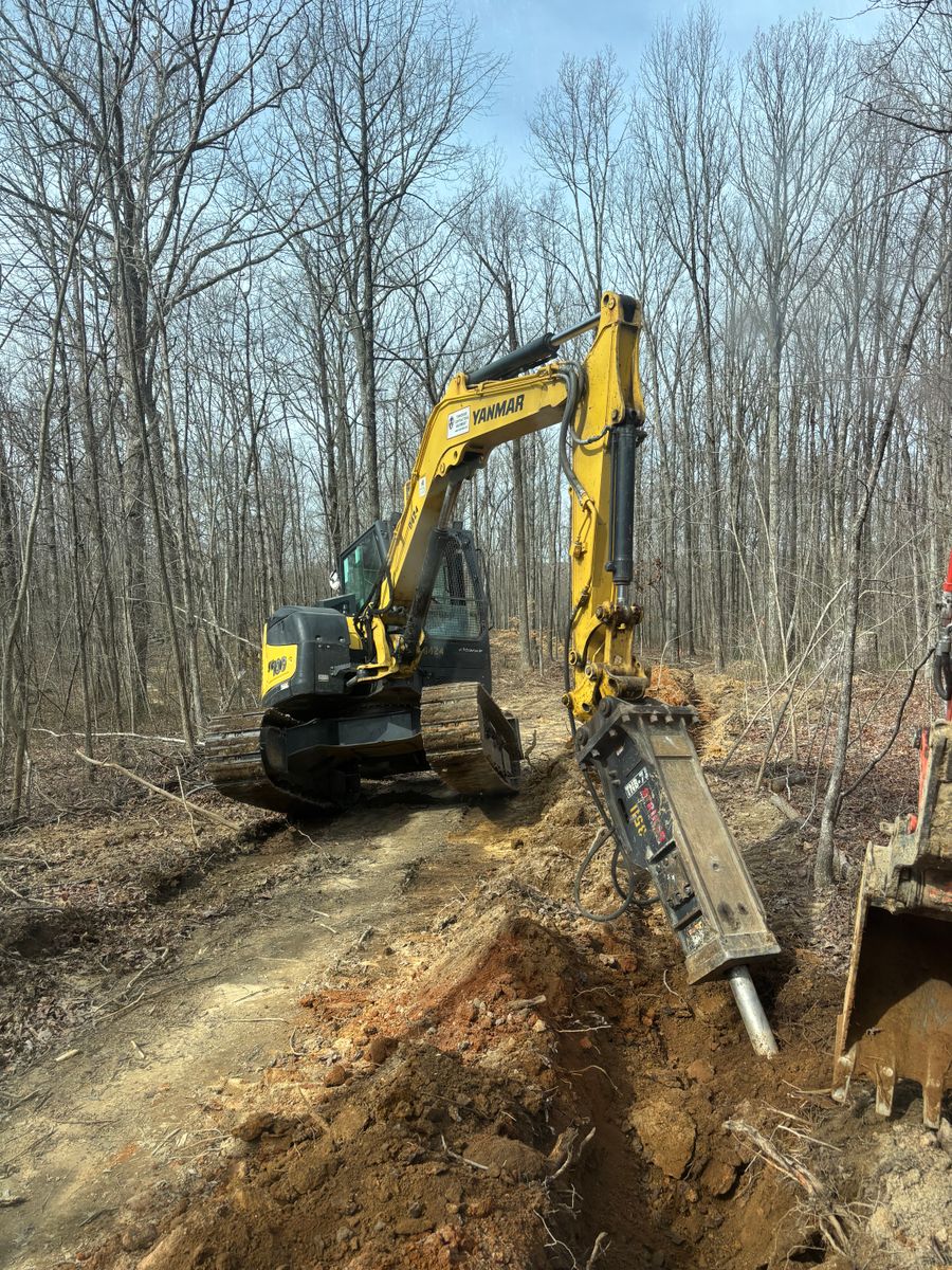 Excavation for TD Dirtworks in Tracy City, TN