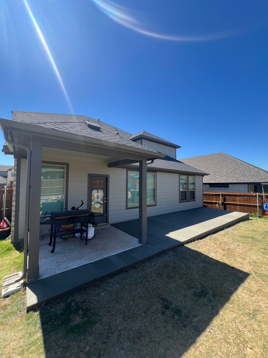 Patio Design & Installation for BW Concrete Contracting LLC in Fort Worth, TX