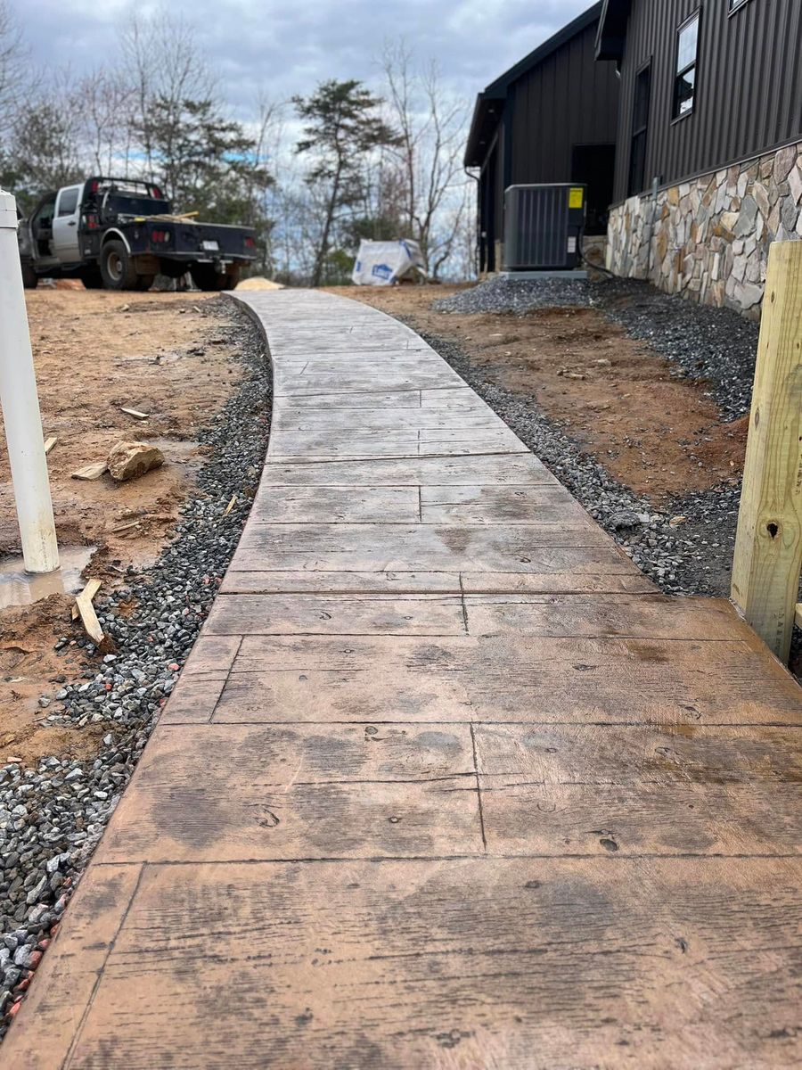 Patio Design & Installation for EC Concrete in Kernersville, NC