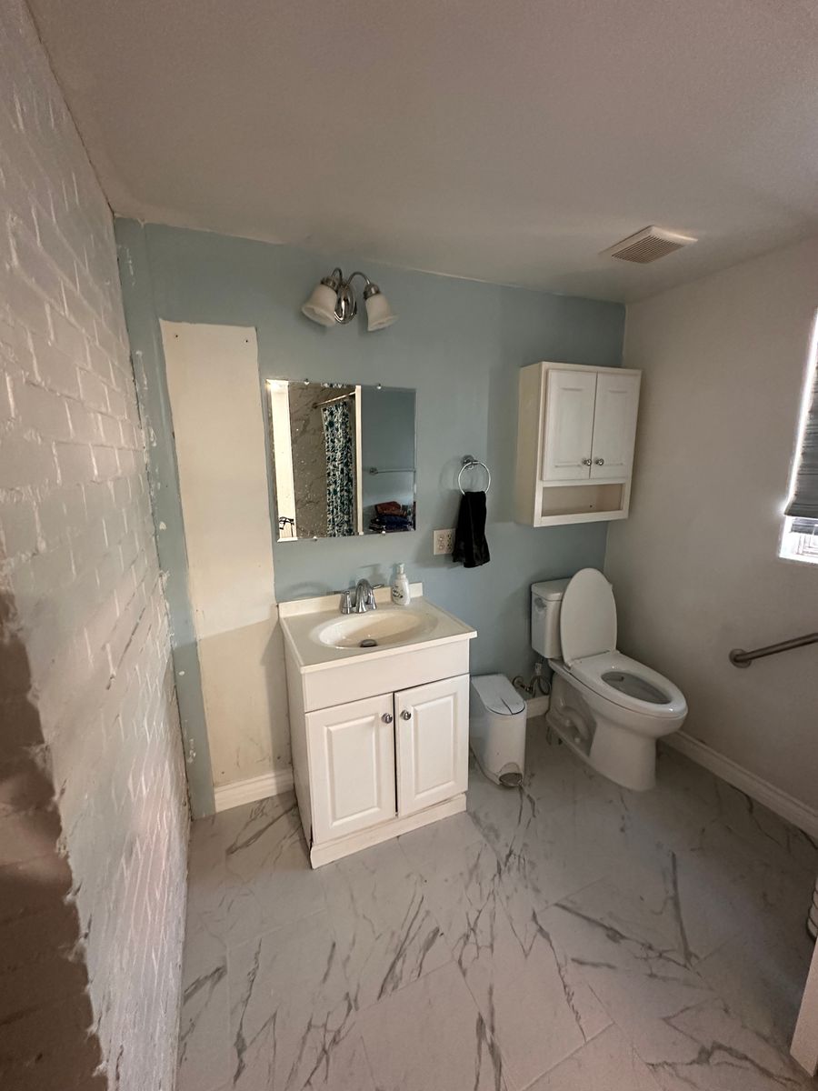 Bathroom Renovation for MRV Construction in El Paso, TX