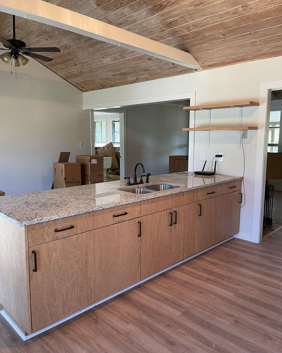 Kitchen Cabinet Refinishing for Son Construction in San Antonio, TX