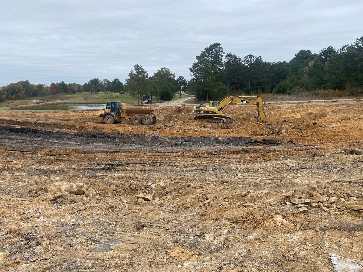 Pond Digging for McBryar Excavation in Trenton, GA