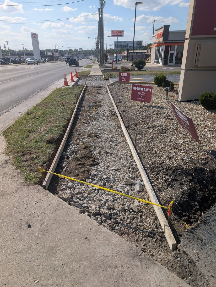 Concrete Installation for Knapps Landscaping and Lawn Care in Marion, OH