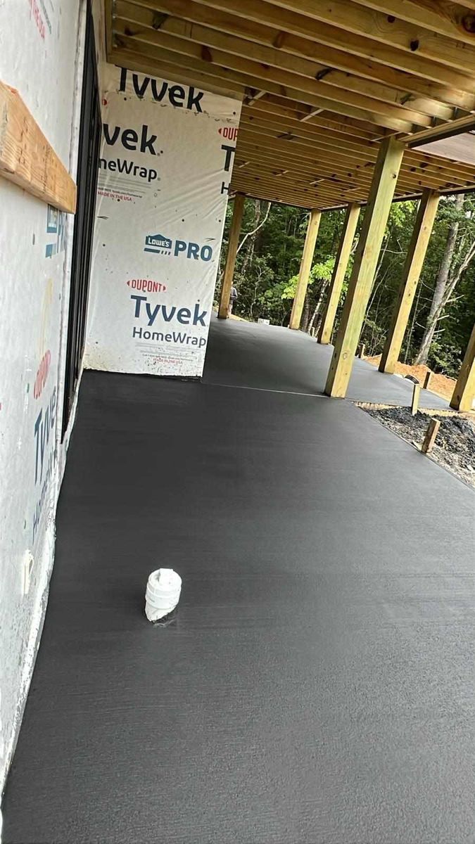 Concrete Slab Construction for Miilan Construction in Boonville, NC