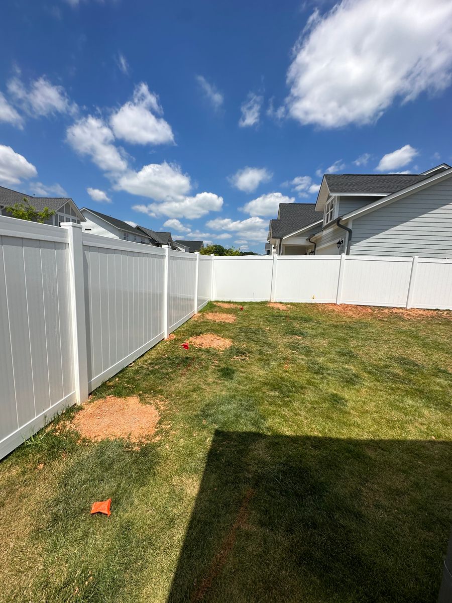 Fence Installation for Kyle's Lawn Care in Kernersville, NC