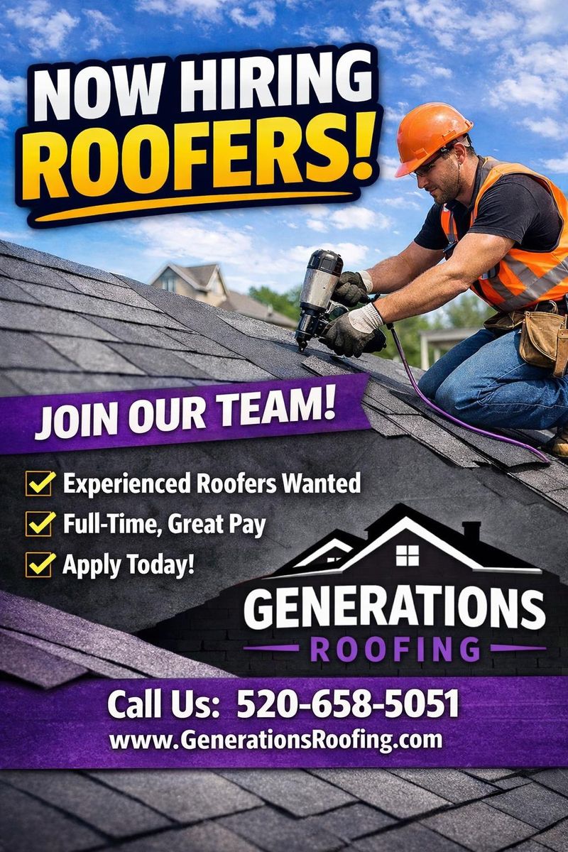 Roofing Repairs for Generations Roofing in Tucson, AZ