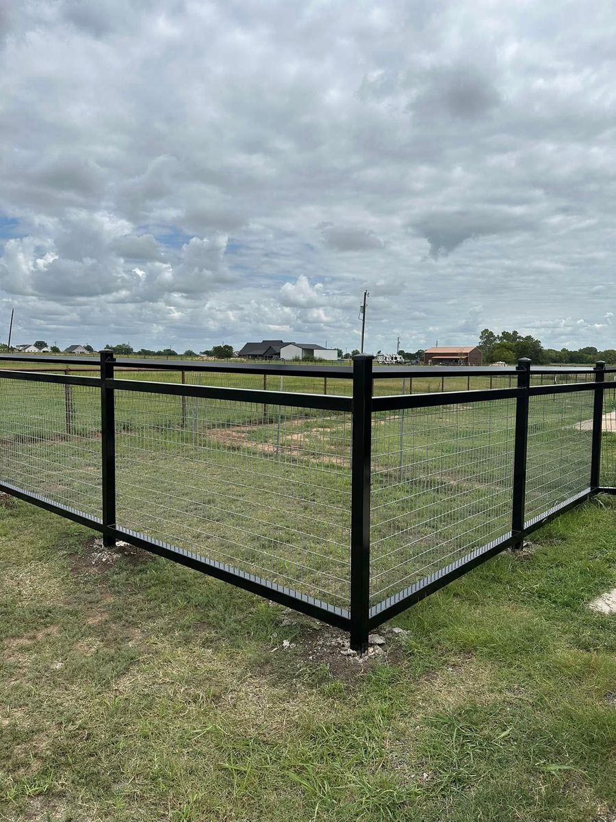 Fence Installation for Faith Fence and Fabrication Inc. in Gunter, TX