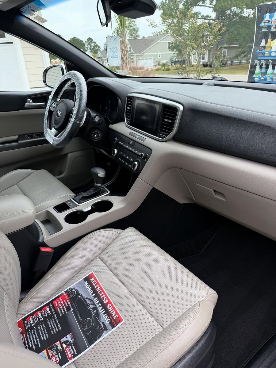 Gold Package "FULL detail" for Relentless Shine Mobile Detailing in Calabash, NC