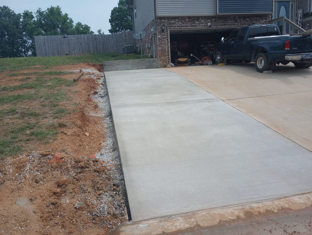 Extensions for Dream Team Concrete in Clarkville, TN