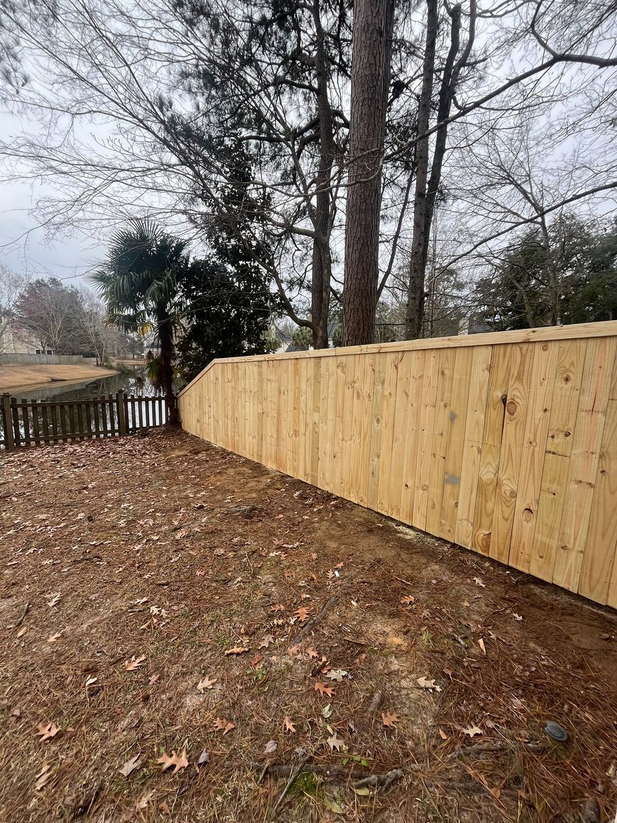 Fencing for Veteran Home Solutions in Summerville, SC