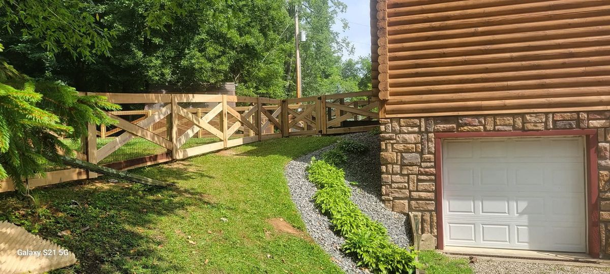 Custom Fence Design for Bollinger Fence And Property Management in Johnstown, OH