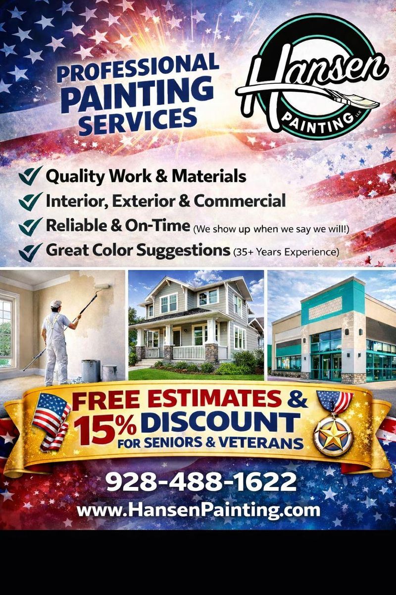 Exterior Painting for Hansen Painting in Fort Mohave, AZ