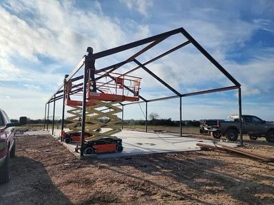 Custom Metal Shop Builds for Beaty Construction in Tioga, TX