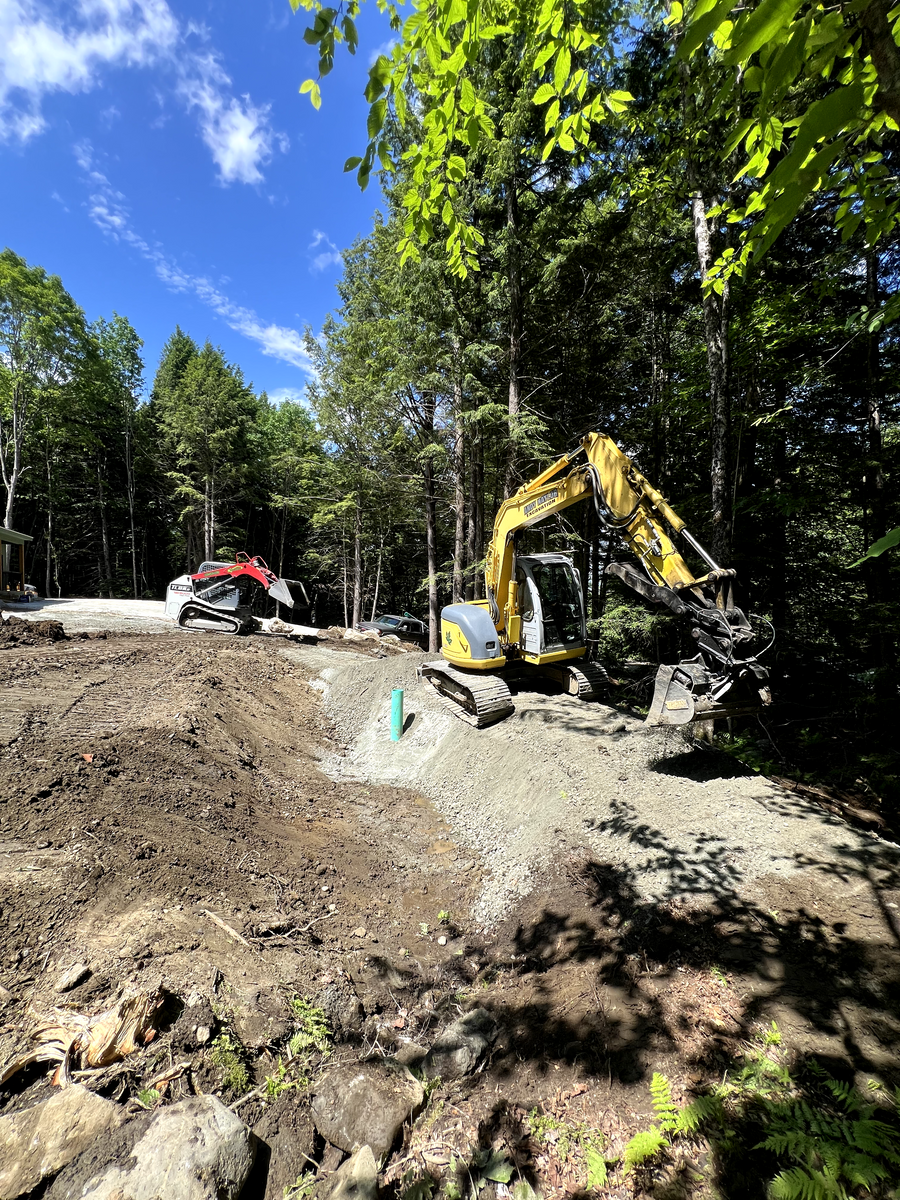 Skid Steer Work for Andy Naylor Excavation in Johnson, VT