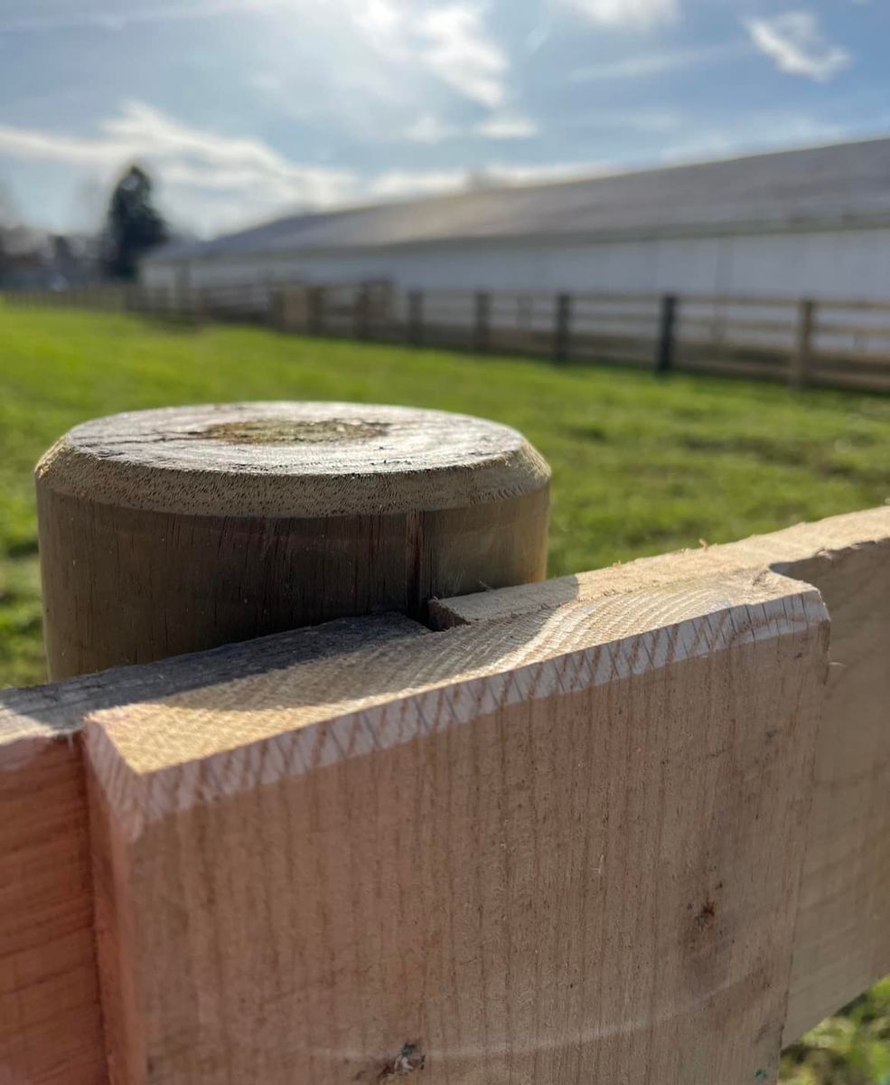 Fence Installation for Double H Fencing in Hartville, OH