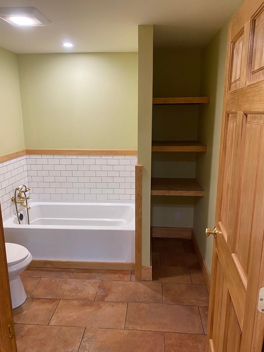 Bathroom Renovation for Cushman Brook Construction in Dalton, NH