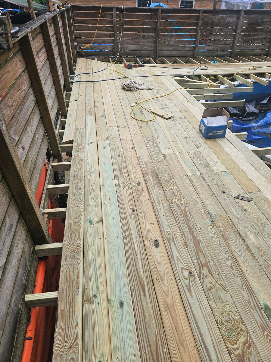 Decking for A&D Home Improvements in Cleveland, TN