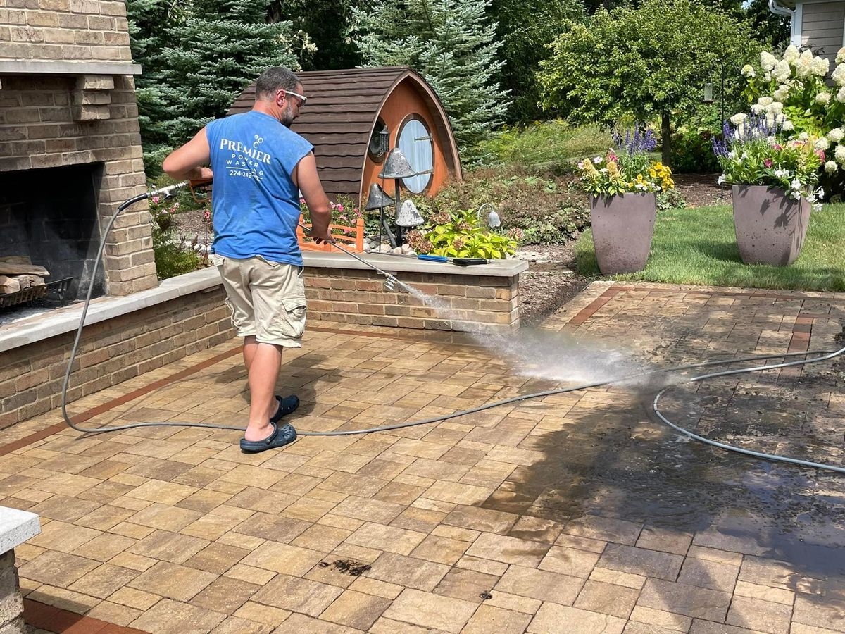 Concrete & Brick Cleaning for Premier Partners, LLC. in Northbrook, IL