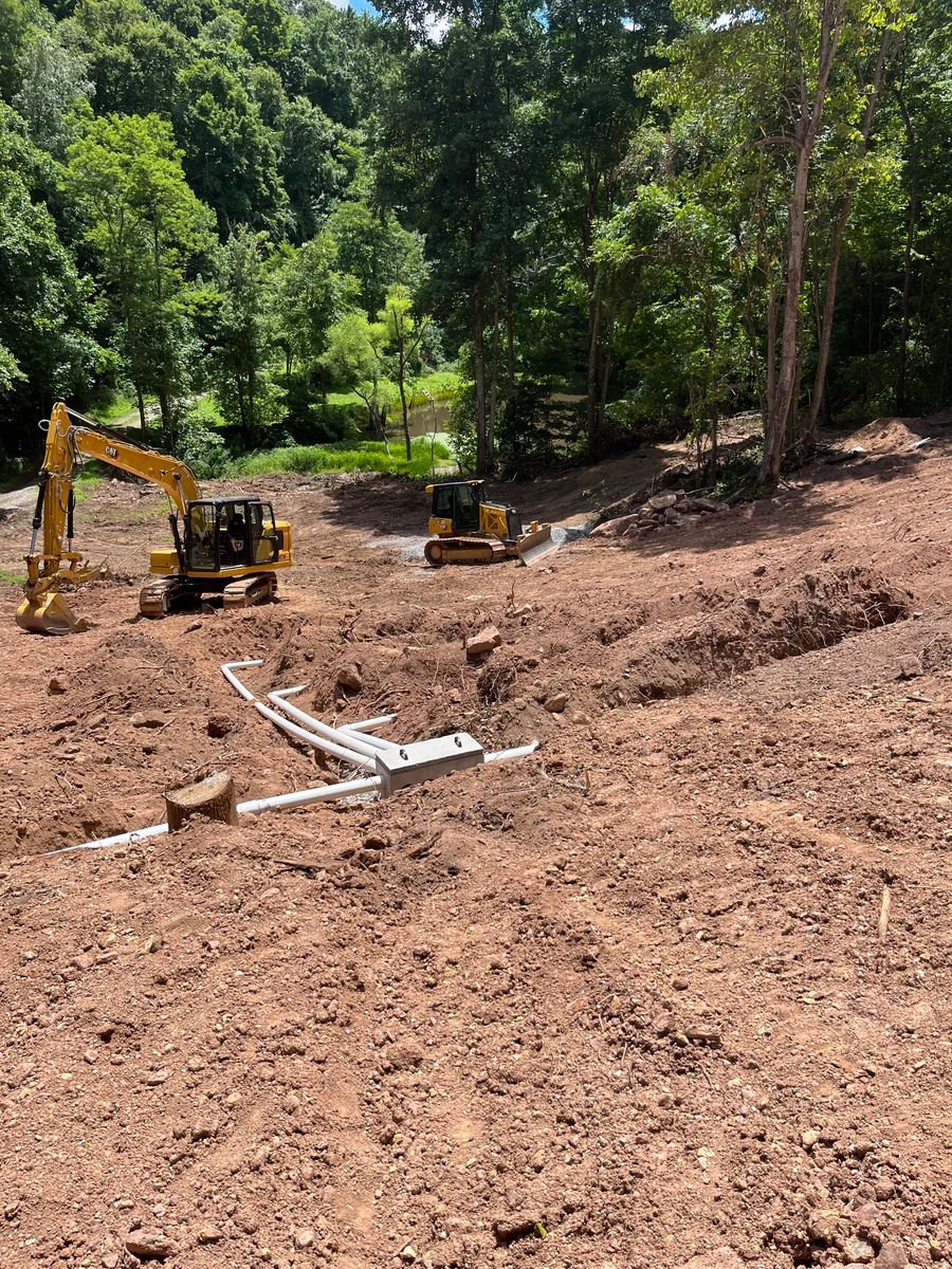 Septic Design and Installation for Deer Run Property Services in Rocky Gap, VA