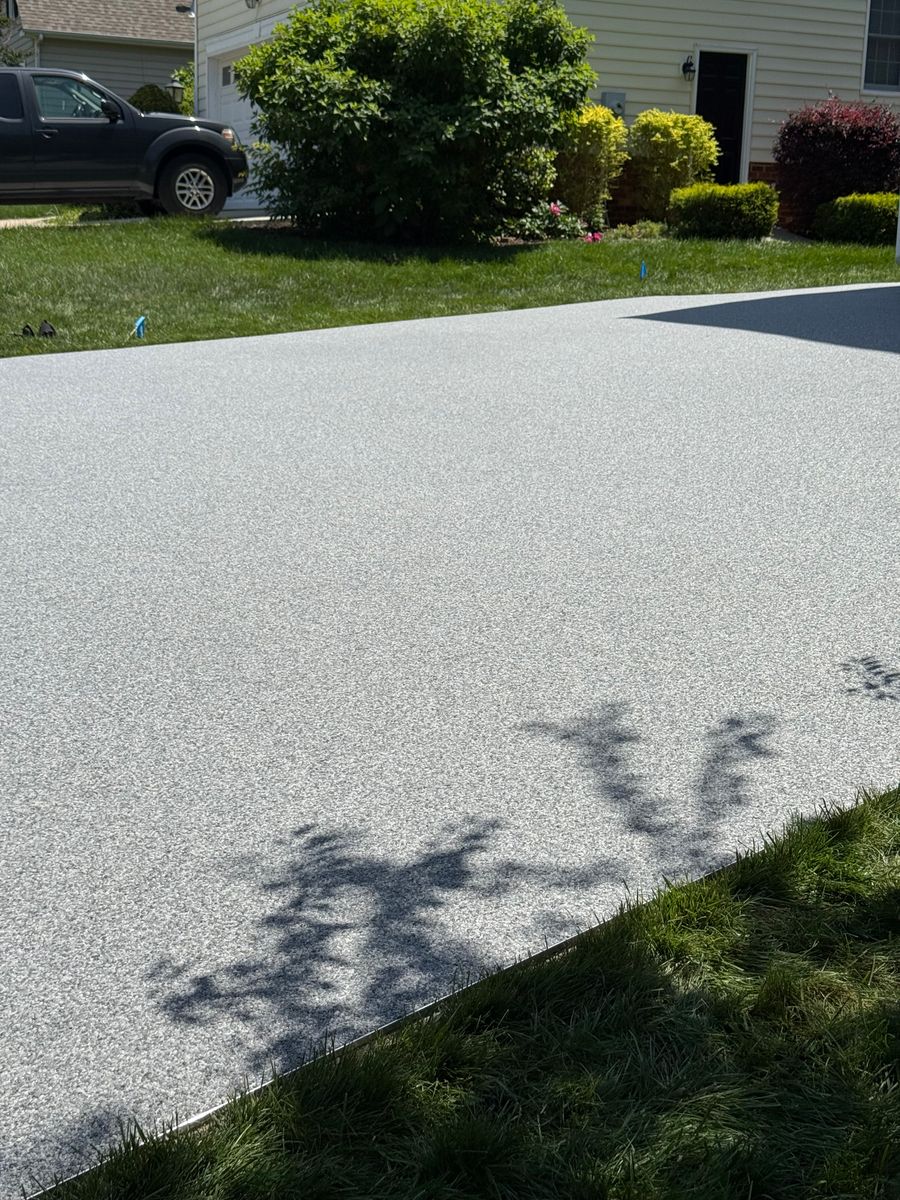 Vinyl Flake Garage Floors for Abstract Coatings & Designs in Salisbury, MD