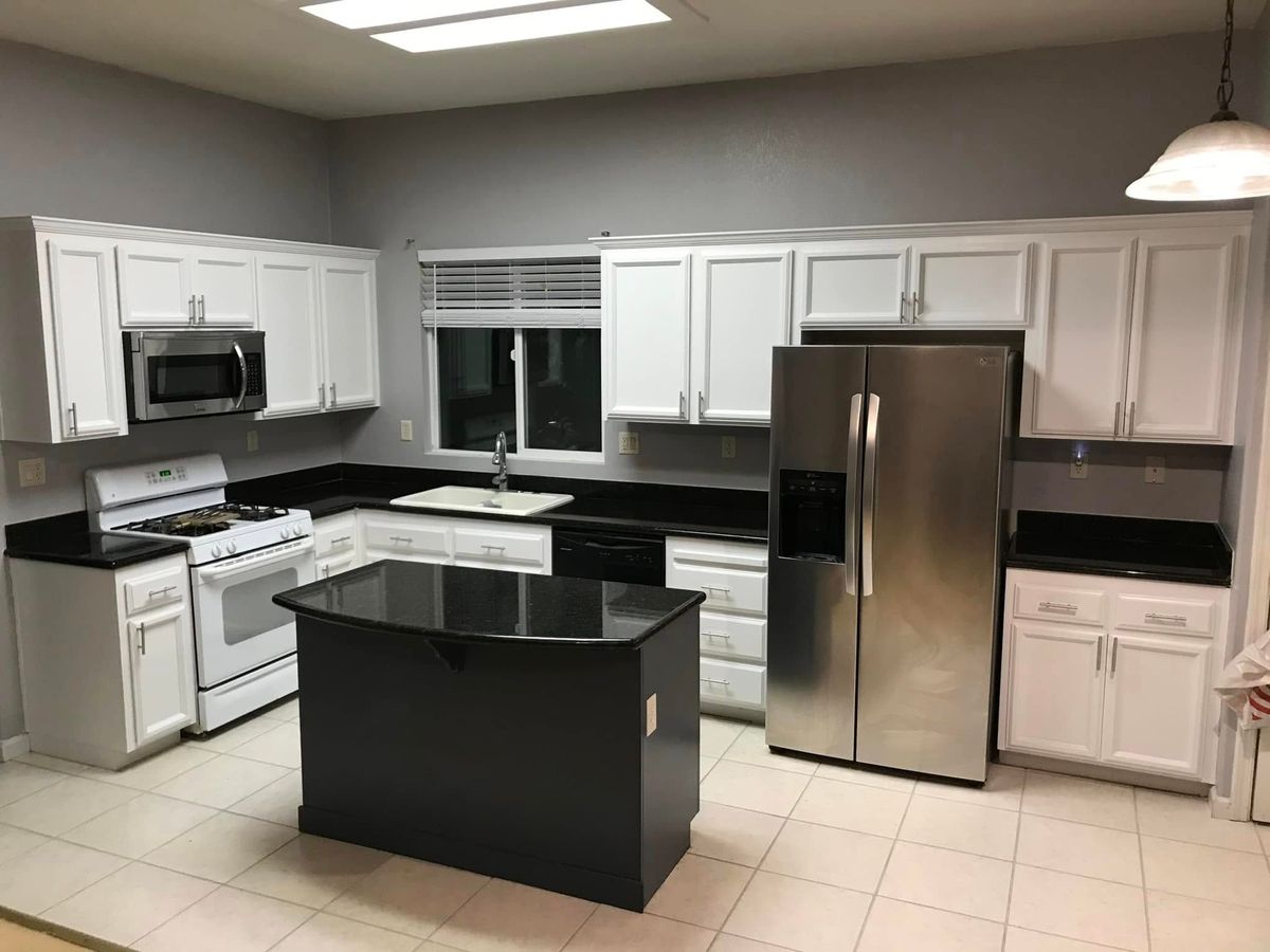 Kitchen and Cabinet Refinishing for PAL Painting in Elk Grove, CA