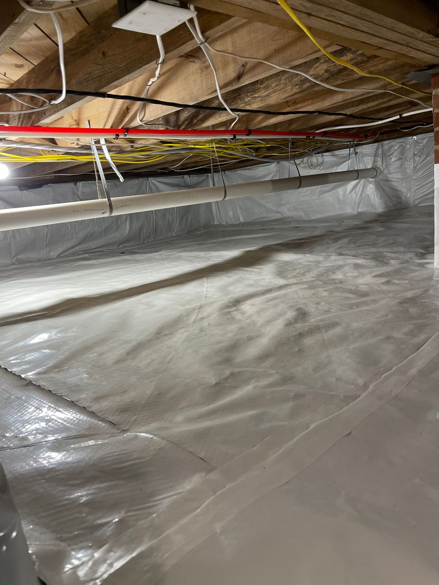Crawlspace Encapsulation for Vazquez Crawlspace Services LLC in Durham, NC