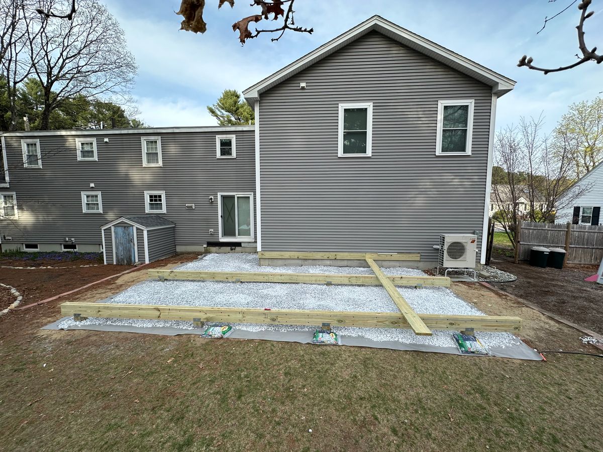 Deck Installation for Modern Art Construction in Lynn, MA