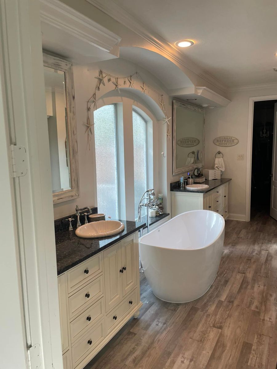 Bathroom Renovation for Starside Construction in Santa Fe, TX