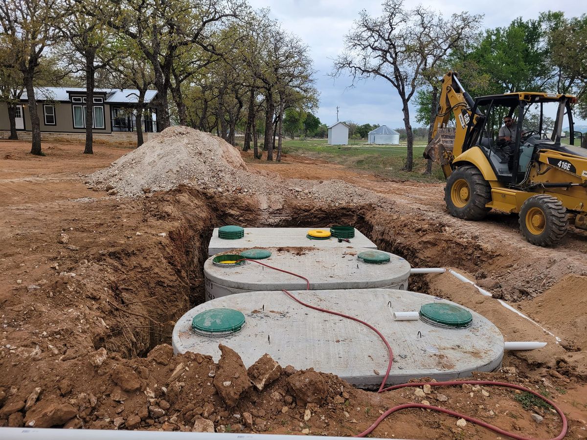 Septic System Installation for Hartcraft Septic Systems LLC in Fredericksburg,  TX