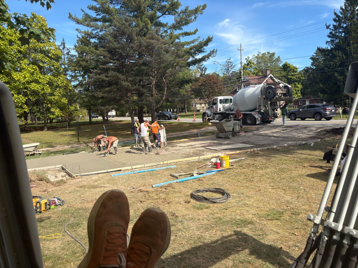 Driveway tear out and replacement for Concrete Pros, LLC in Lorain, OH