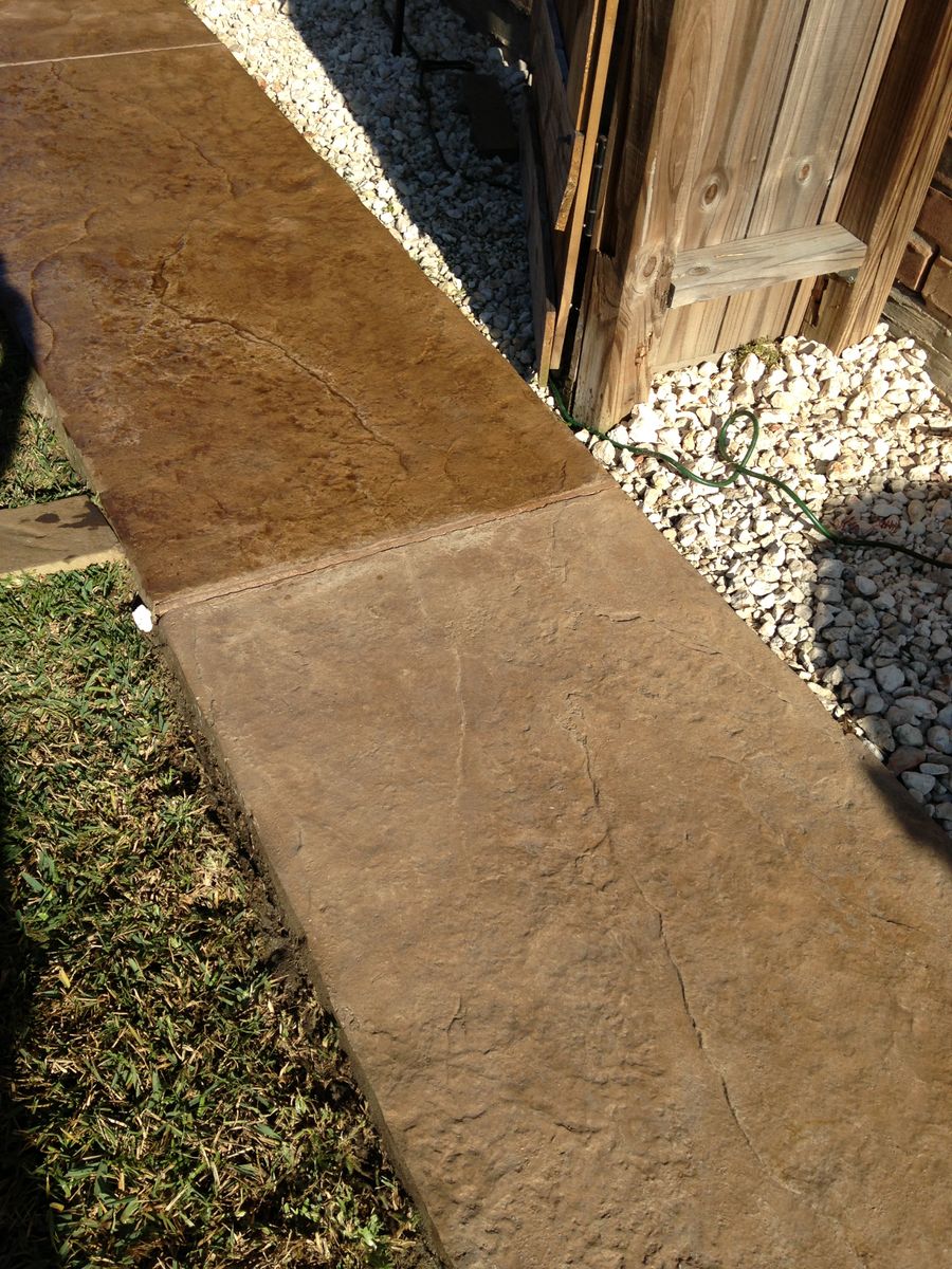 Concrete Resurfacing for Texas Curb N Borders in Houston, TX