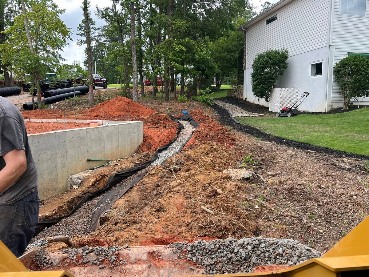 Yard Drainage for Clarks Hill Property Solutions in McCormick, SC