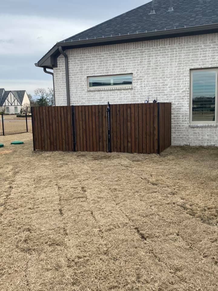 Fence Installation for Faith Fence and Fabrication Inc. in Gunter, TX