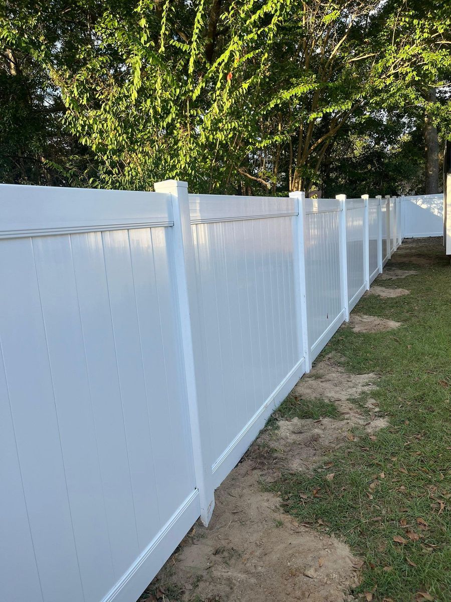 Fence Installation for JB Nealy Fence in Elgin, SC