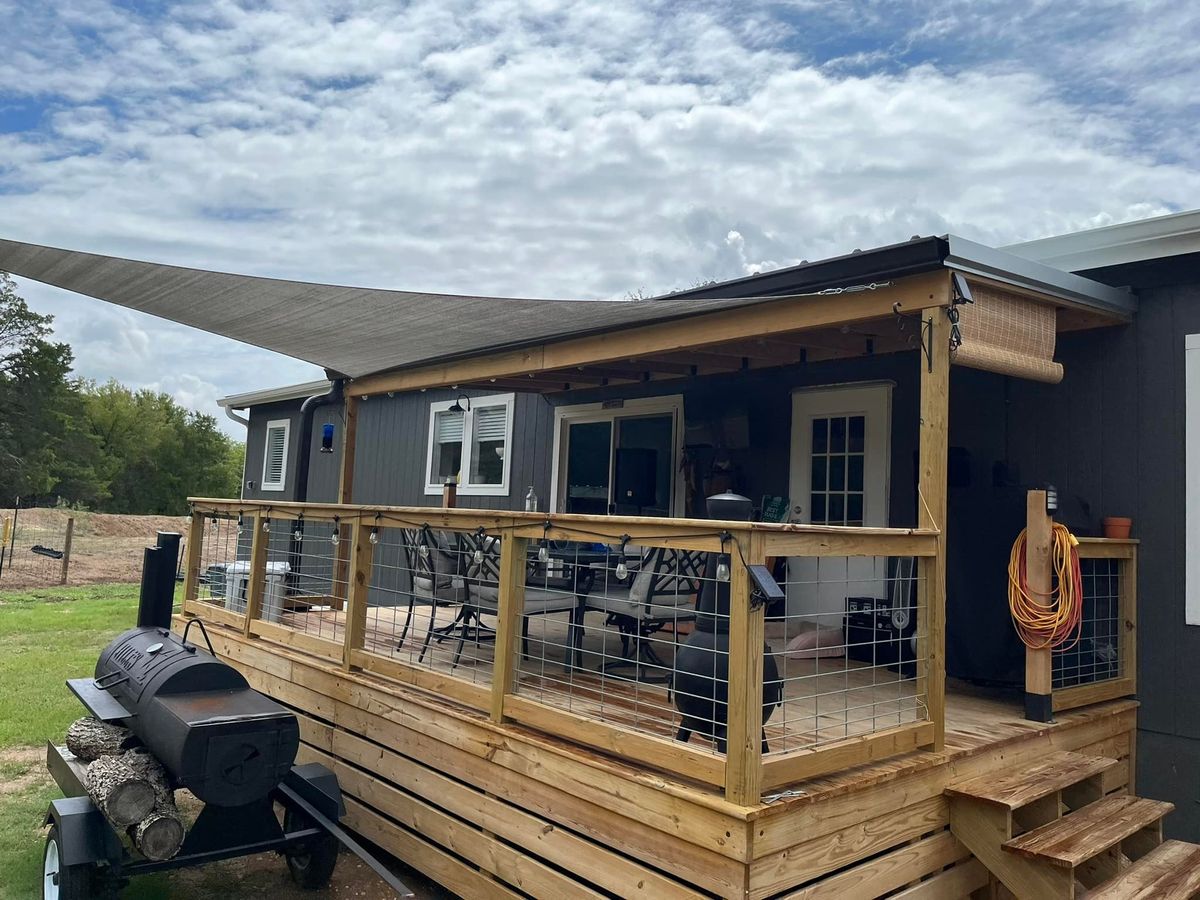 Deck & Patio Installation for Chase Remodeling & Concrete in Taylor County, TX