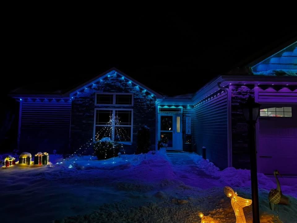 Permanent Outdoor Lighting for Risner Construction in De Motte, IN