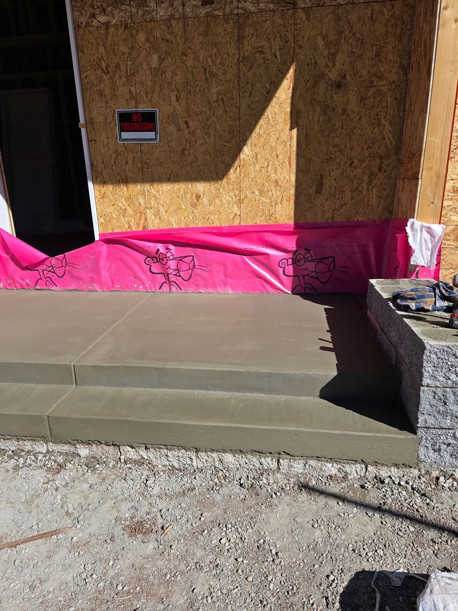 Sidewalk Installation for Diamond Dust Concrete in Show Low, AZ