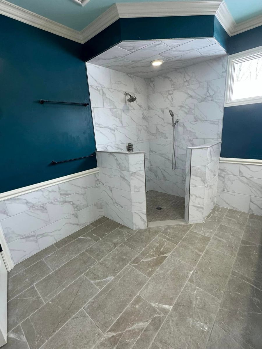 Custom Tile Installation for Northern Tile in Richmond, MI