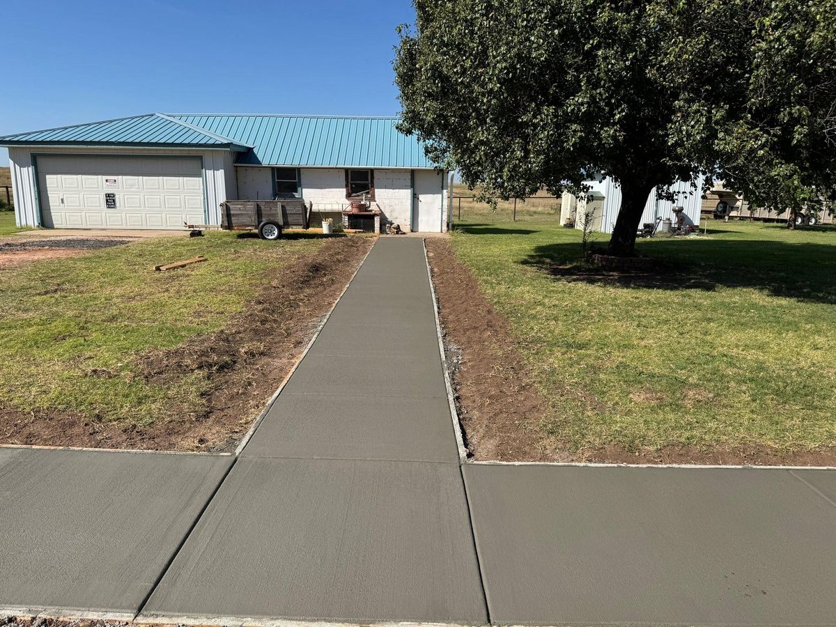 Concrete Slab Construction for TC Concrete in Elk City, OK