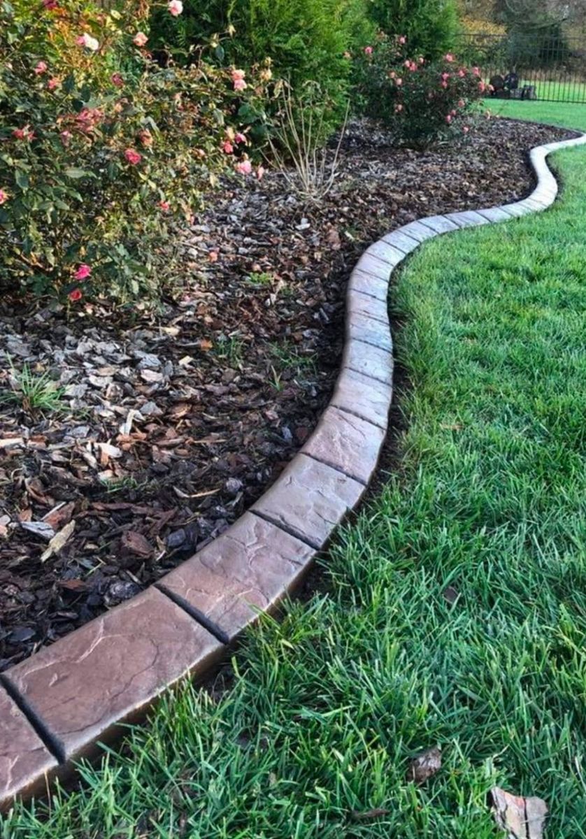 Curb Concrete Edging for Lalo's Lawn & Design in Goshen, IN