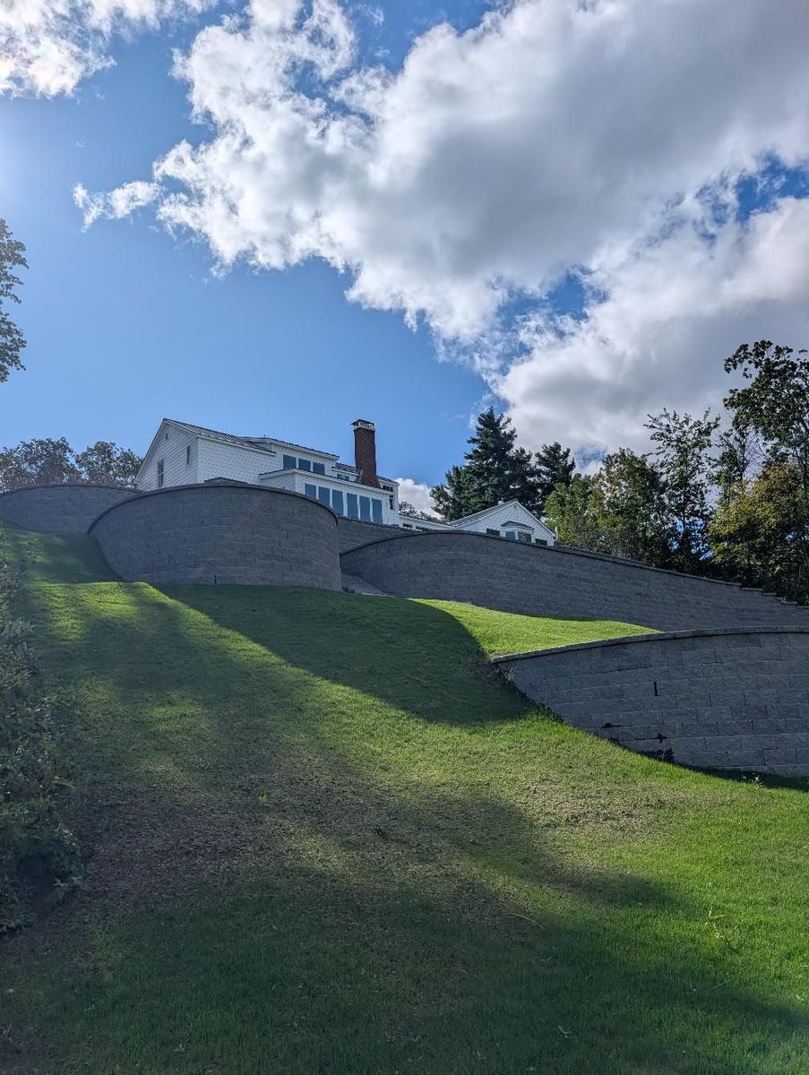 Retaining Walls for AFH Earthworks in Madison, NH